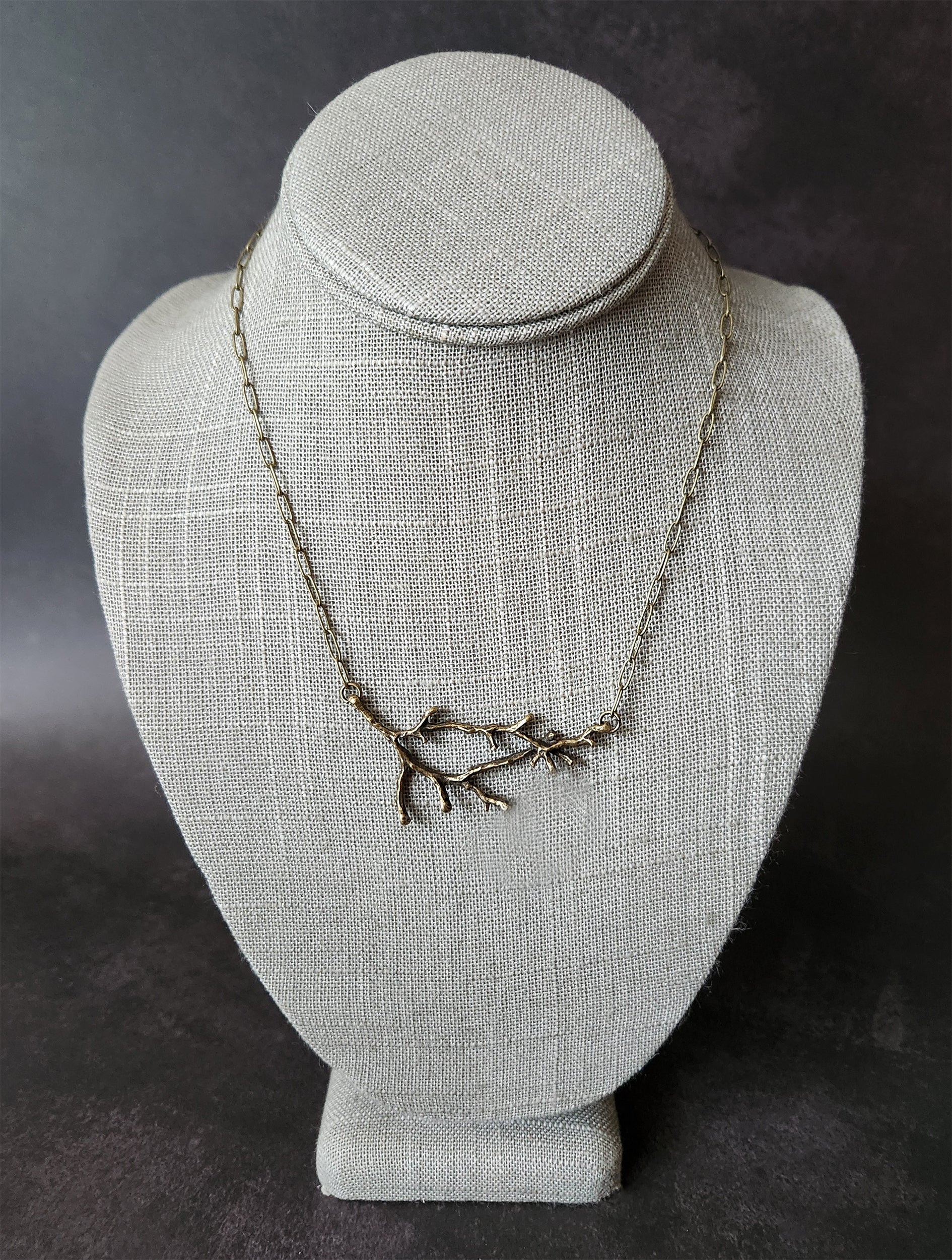 forest branch necklace
