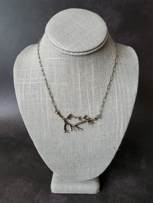 forest branch necklace
