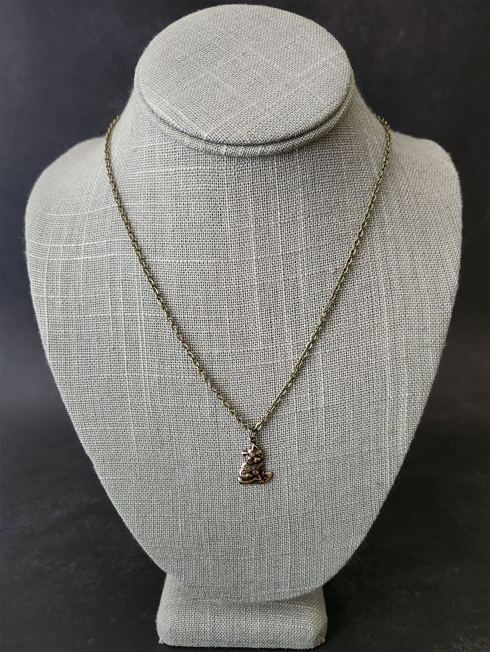 cozy cat necklace
