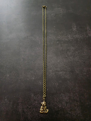 cozy cat necklace