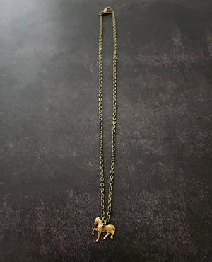 horse charm necklace