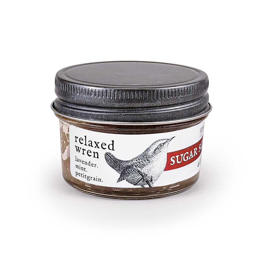 relaxed wren ~ sugar scrub.